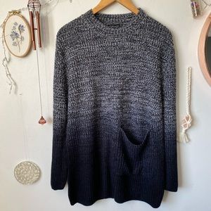 NWOT ombré knit sweater